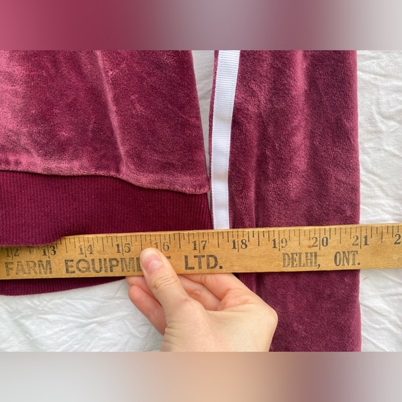 Adidas retro velour track suit striped - Picture 5 of 16